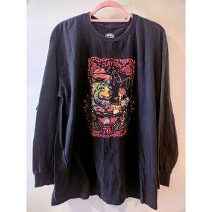 The Duck Company Clayton CA Bear Graphic Long Sleeve Cotton T Shirt Mens‎ Large